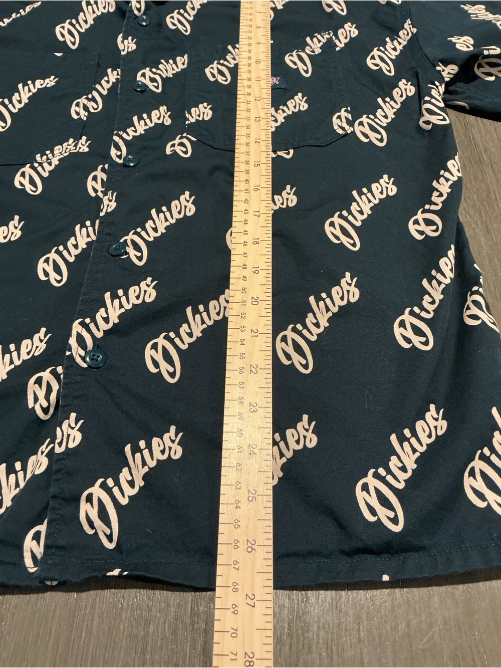 Dickies 100th Anniversary Script Logo Black Shirt Size M - Picture 10 of 10